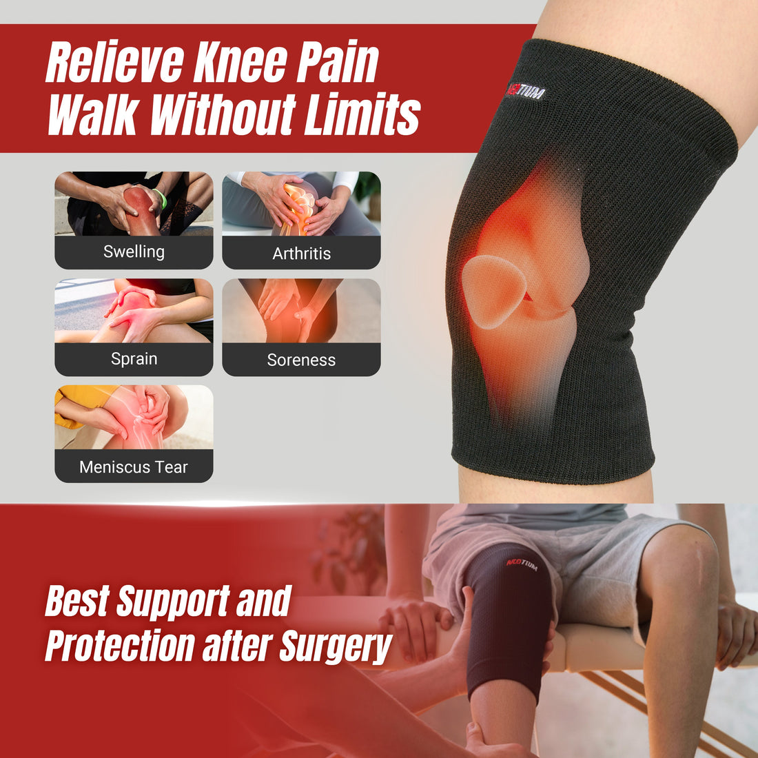 Why Neo-TIum Knee Warmer Recovery Sleeve