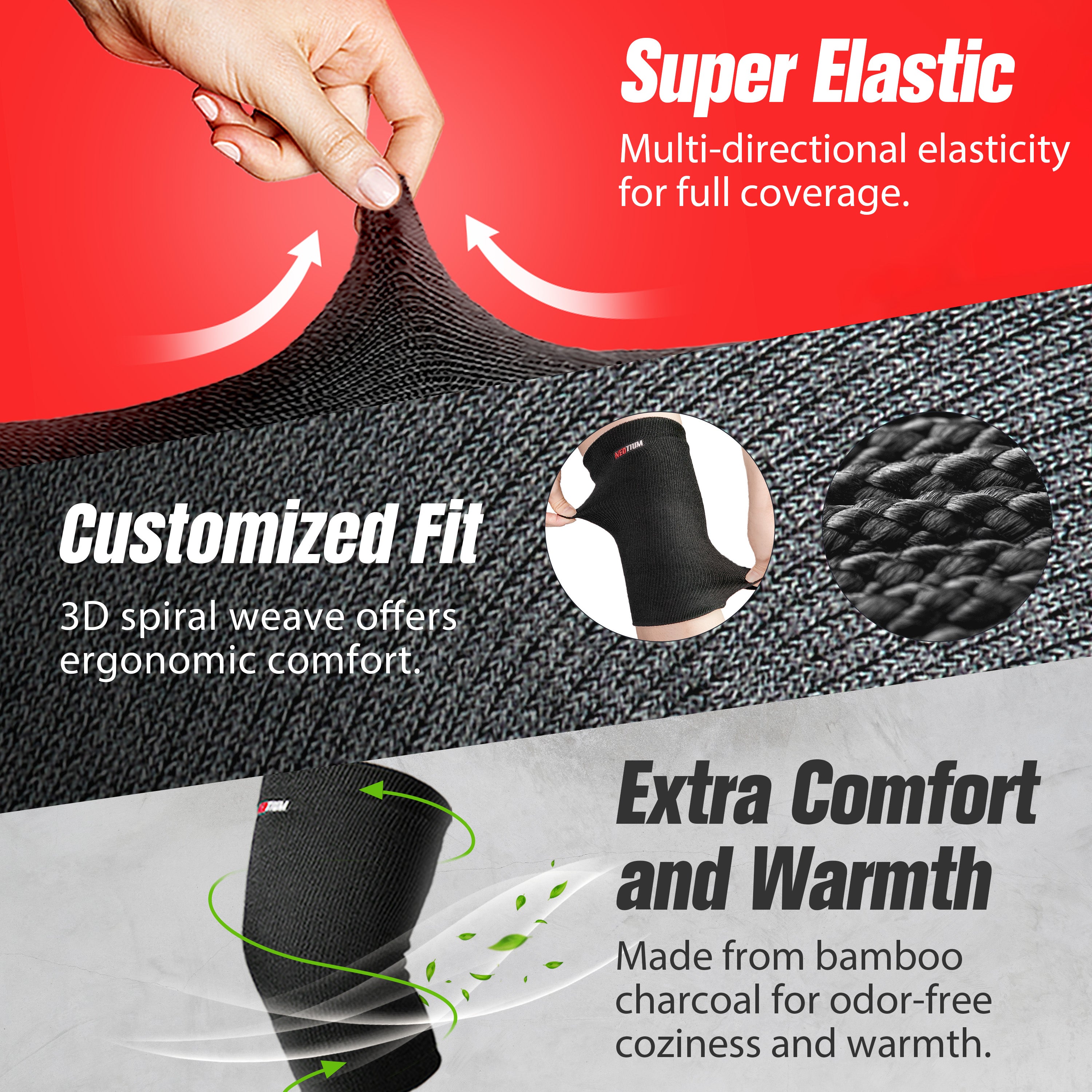 NEOTIUM Knee Warmers Recovery Sleeves