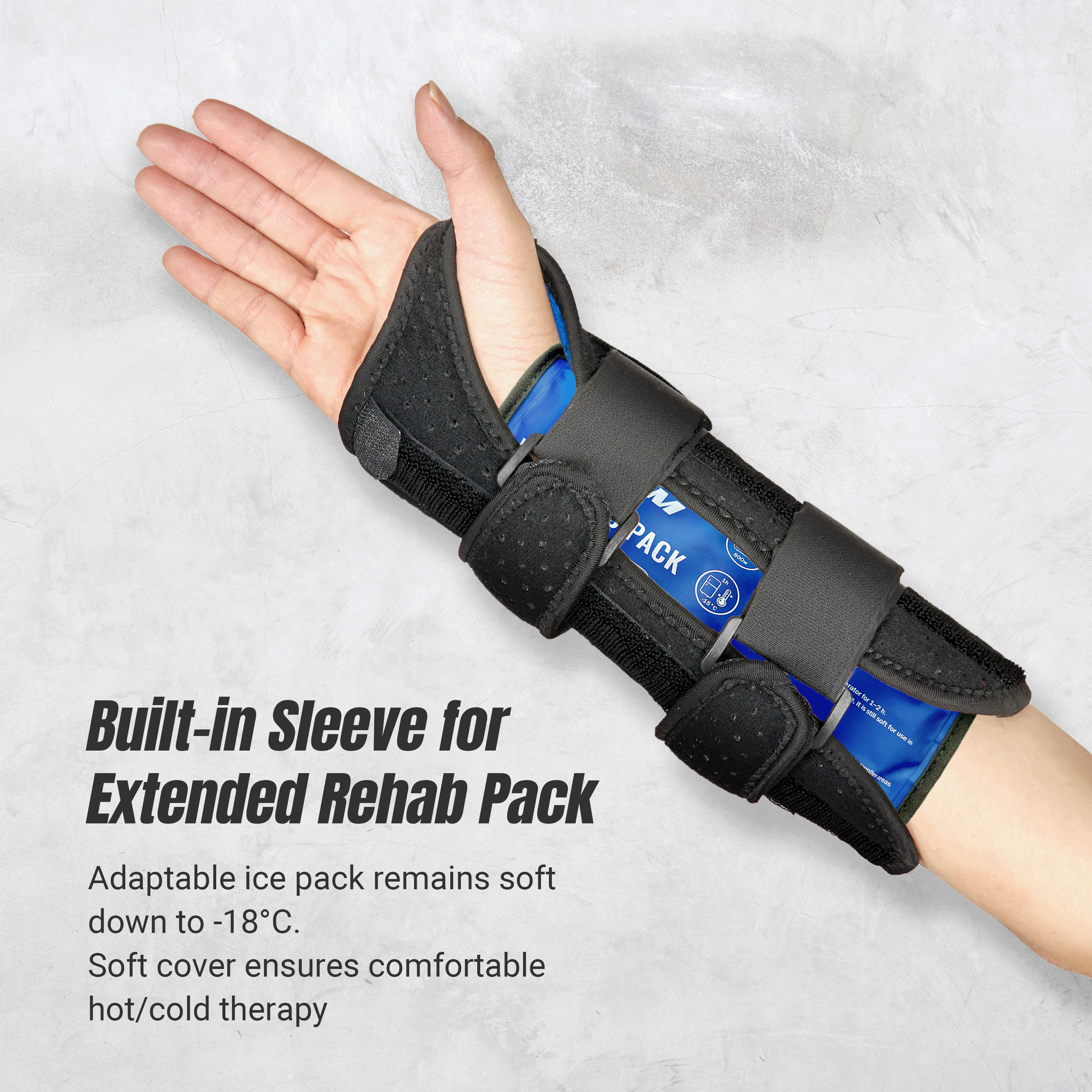 NeoTium Wrist Brace with Hot/Cold Pack