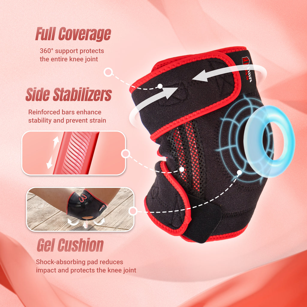 NeoTium Knee Brace Pro－RED